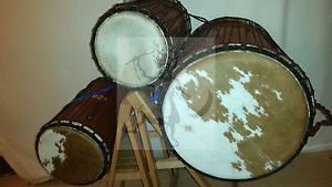 Professionelles westafrikanisches Basstrommel Set NEU