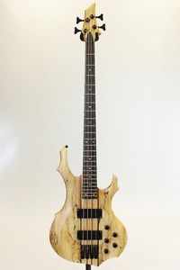 GrassRoots GV-FR-100 Limited Forest Type Natural Used Electric Bass Guitar Japan