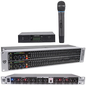 Audio Technica ATW-3171BI UHF Wireless Condenser Microphone+Equalizer+Crossover