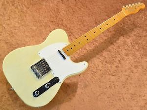 Fender Mexico Classic 50s Telecaster White Free shipping Guitar Bass #E985