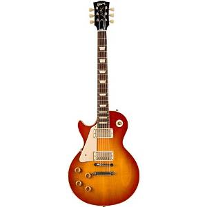Gibson Custom Shop LPR84LHVOWCNH1 1958 Les Paul Plaintop VOS-LH Solid-Body Electric Guitar, Washed Cherry