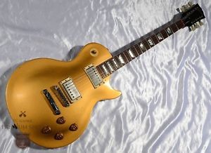 Gibson 1982 Les Paul 30th Anniversary Gold Top ( Neck Conversion ) Used #g1035