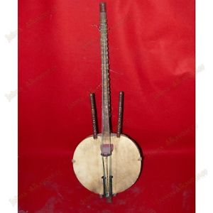 Kora  - Guitarra Maliense - Artesanal - 125 cm - Base Calabaza