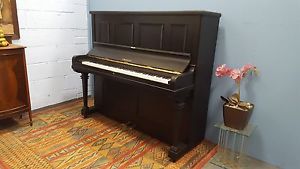 Reconditioned, Black, Overstrung  Piano 88 notes. CAN DELIVER