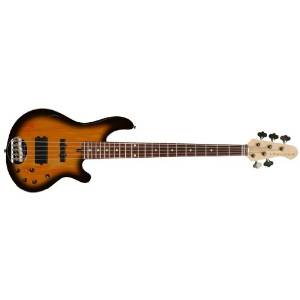 Lakland USA Series 5514-R-TOS 5-String Bass Guitar, Tobacco Sunburst