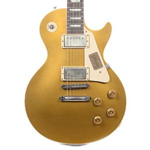 Gibson Custom Standard Historic 1957 Les Paul Reissue Lightly Aged Electric Guitar Antique Gold