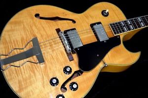 [USED]Greco N-55 -Natural- JAPAN VINTAGE hollow body type guitar