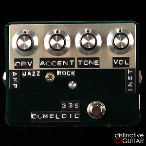 NEW SHIN'S MUSIC DUMBLOID 335 HANDMADE DUMBLE OVERDRIVE PEDAL DARK GREEN VELVET