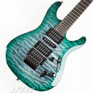 Ibanez Prestige S5570Q-DGD New    w/ Hard case