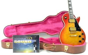 1993 Gibson Les Paul Custom Electric Guitar - Cherry Sunburst w/ OHSC