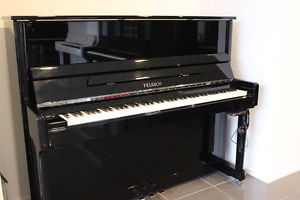 FEURICH Klavier, Silent, Mod. 122-Universal, schwarz poliert