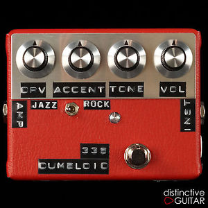 NEW SHIN'S MUSIC DUMBLOID 335 HANDMADE DUMBLE OVERDRIVE PEDAL RED TOLEX FINISH