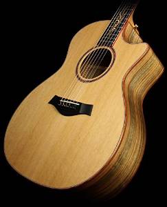 Taylor Custom BTO Grand Auditorium Western Red Cedar Acoustic/Electric Guitar