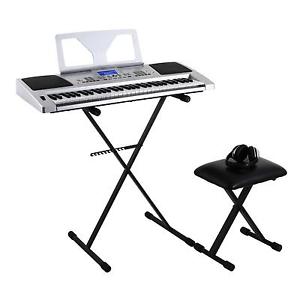 PACK PIANO NUMERIQUE "LITTLE MOZART" CLAVIER USB MIDI TABOURET CASQUE SUPPORT