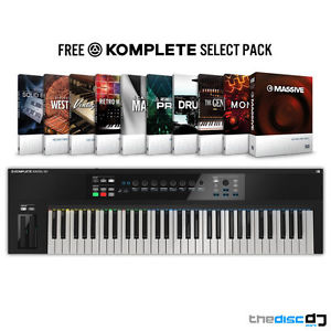 Native Instruments Komplete Kontrol S61 USB MIDI Keyboard Controller + Software