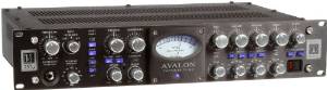 New Avalon Design | VT-700 Series Tube Mono Channel-Strip Microphone/Instrument Preamplifier, Opto-Compressor, and Sweep Equalizer : VT-737SP-B (Black)