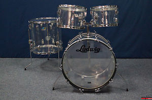 Ludwig USA Clear Vistalite Vintage Shellset   -  22,12,13,16"