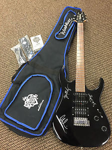 New -Washburn "House of Blues" Electric Guitar Autographed Disturbed Band