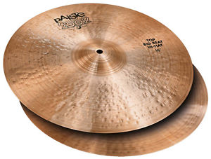 PAISTE 2002 Black Big Beat Hi-Hat Becken 16 Zoll