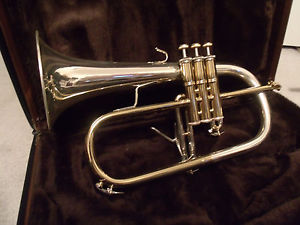 bach strad. flugelhorn model 183 - solid silver bell