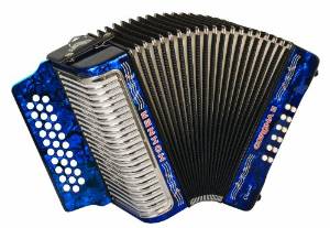Hohner 3523GBL 15.5-Inch 43-Key Accordion