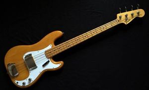 Used! Fender Japan PB70 Vintage Precision Bass Natural Maple Neck Ash 1989-1990