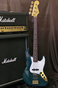 Rare model Fender Japan '62 reissue Jazz Bass JB62G-70 Gold parts Made in Japan