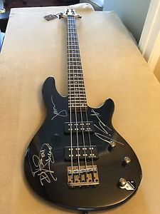 Nikki Sixx Signed Schecter Bass Guitar