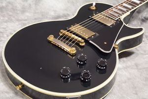 Epiphone Japan Les Paul Custom LPC-80 Ebony Used Guitar MIJ Free Shipping #g317