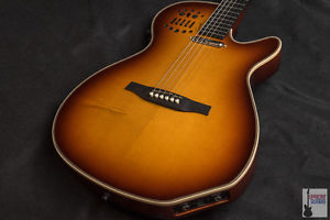 New Godin Multiac Steel Spectrum Cognac Burst SF