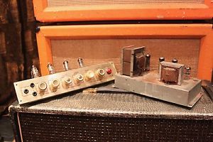 Vintage 1958 Selmer Truvoice 'Stadium' TV19/T Red Cream Valve Amplifier Chassis
