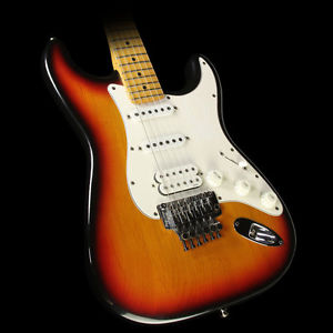 Used 1991 Fender Stratocaster HSS with  Floyd Rose Electric Guitar 3-T Sunburst