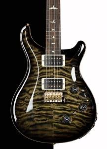 PRS P24 MSL Limited Wood Library, Obsidian Tobacco Burst, Quilt, Ziracote Board