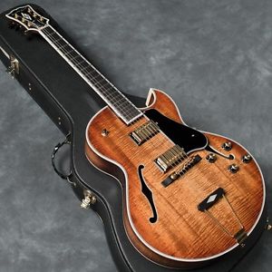 Seventy Seven Guitars/HAWK KOA CUSTOM DP Brown w/hard case Free shipping #G153