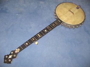 Vintage late 1800's - 1900's George Washburn 5-String Banjo, Model 1055 / Gibson