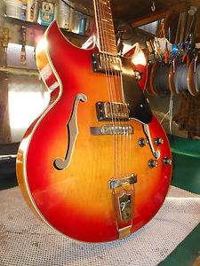 1970s Ventura BARNEY KESSEL V-114 electric guitar vintage JAPAN MIJ Matsumoku