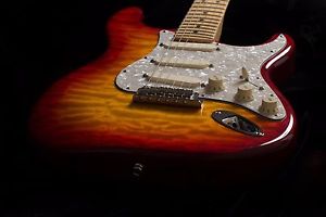 USA Fender Custom Shop Style Sunburst Stratocaster, EMG DG-20, by Baines Guitars