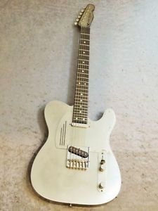 James Trussart Steel Caster White Free shipping Guitar Bass from Japan #E981