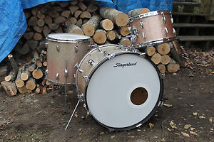 Vintage early 60's Slingerland Kit. 20,12,14,  3 ply