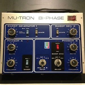 Mu-tron Bi-Phase with foot switch, templates and original box