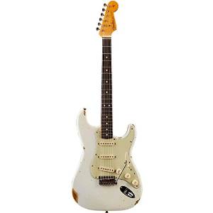 Fender Custom Shop 1963 Time Machine Relic Stratocaster - Olympic White