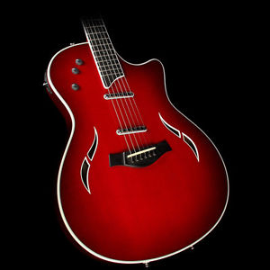 Used Taylor T5 Standard Acoustic/Electric Guitar Trans Red