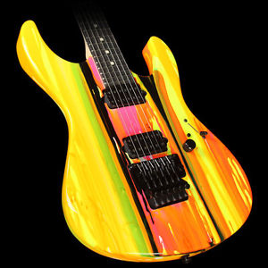 Suhr ’80s Shred Limited Edition Electric Guitar Neon Drip