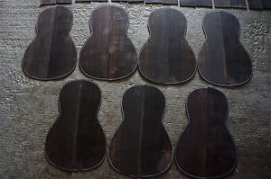 African BLACKWOOD Parlor Guitar Sets  Lot of 7  for luthier