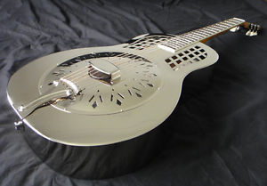 Duolian Resonator Resophonic Guitar - Triple Plated Solid Brass Body