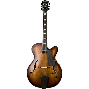 Washburn J600K Vintage Matte Jazz Venetian Cutaway Hollowbody Electric Guitar