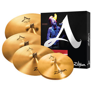 Zildjian A391 Cymbal Set w/ 21" Sweet Ride, 18" Crash, 16" Crash, 12" Hats