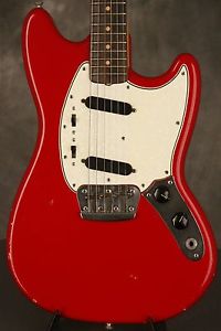 original 1964 pre-CBS Fender DUO-SONIC Red CLAY DOTS!!!