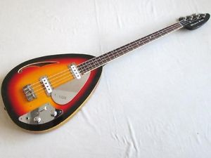 VOX Wyman Bass guitar Brown w/hard case From JAPAN Free shipping #V62
