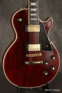 1977 Gibson Les Paul Custom WINE RED w/original PAPERWORK!!! VERY CLEAN!!!